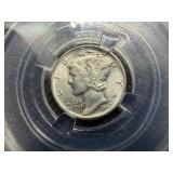 1942, 1942 D, 1942 S Silver Mercury Dimes