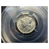 1943 S, 1944. 1944 D Silver Mercury Dimes
