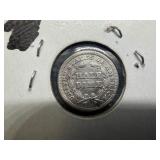 1848 Seated Liberty Half Dime Marked XF 45 When Purchased