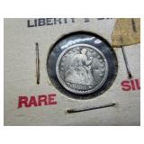 1853 Seated Liberty Half Dime