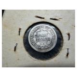 1853 Seated Liberty Half Dime