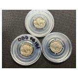 1924 D, 1927 S and 1929 Buffalo Nickels