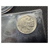 1935, 1936, and 1936 D Buffalo Nickels