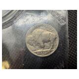 1935, 1936, and 1936 D Buffalo Nickels