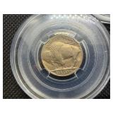 1935 D, 1936 D and 1938 D Buffalo Nickels