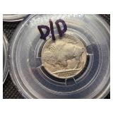 1935 D, 1936 D and 1938 D Buffalo Nickels
