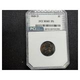 1949 D Jefferson 5C PCI MS 67 FS