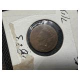 1873 and 1902 Indian Head Pennies