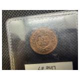 1873 and 1902 Indian Head Pennies