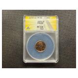 1950 1C ANACS PF64 Red
