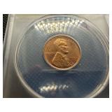 1950 1C ANACS PF64 Red