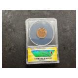 1950 1C ANACS PF64 Red