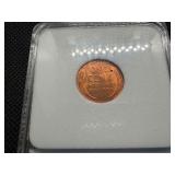 1954 1C NNC MS66+ Red