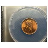 1955 D 1C ANACS MS66 Red