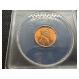 1955 D 1C ANACS MS66 Red