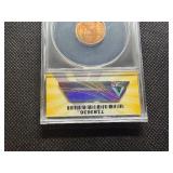 1955 D 1C ANACS MS66 Red
