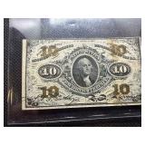 United States 10 Cent Fractional Currency
