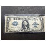 1923 $1 Silver Certificate Bank Note Horse Blanket