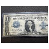 1923 $1 Silver Certificate Bank Note Horse Blanket