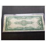 1923 $1 Silver Certificate Bank Note Horse Blanket