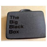 The Big Black Box Hardshell Protective Case with Removable 15 Slot Foam Divider (13.5" x 10" x 3.5")