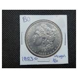 1883 O Morgan Silver Dollar Marked BU When Purchased