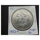 1883 O Morgan Silver Dollar Marked BU When Purchased