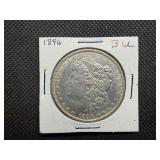 1896 Morgan Silver Dollar Marked BU When Purchased