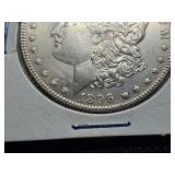 1896 Morgan Silver Dollar Marked BU When Purchased