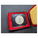 1971 British Columbia Centennial Silver Dollar in Case