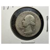1944 Silver Washington Quarter