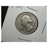 1951 Silver Washington Quarter