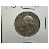 1957 D Silver Washington Quarter