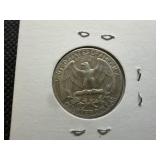 1957 D Silver Washington Quarter