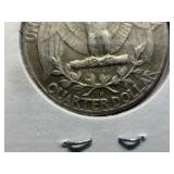 1957 D Silver Washington Quarter