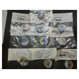 Ten Colorized State Quarters in Littleton Packaging