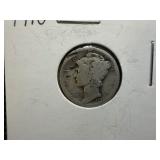 1918 Silver Mercury Dime