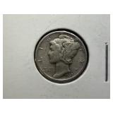 1937 Silver Mercury Dime