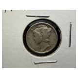 1937 S Silver Mercury Dime