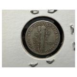 1937 S Silver Mercury Dime