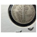 1937 S Silver Mercury Dime
