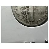 1939 D Silver Mercury Dime