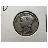 1940 D Silver Mercury Dime