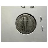 1940 D Silver Mercury Dime