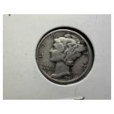 1941 D Silver Mercury Dime