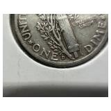 1941 D Silver Mercury Dime
