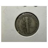 1941 S Silver Mercury Dime