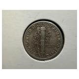 1942 Silver Mercury Dime