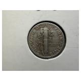 1942 Silver Mercury Dime