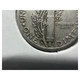 1942 D Silver Mercury Dime